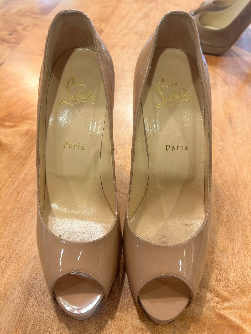 Nude Christian Louboutin Shoes Size 38